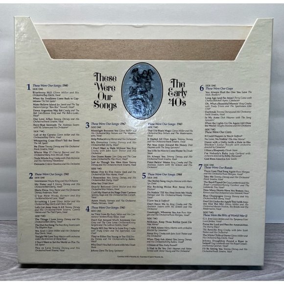 Those Were Our Songs The Early 40s Readers Digest RCA 7 LP Record Box Set - Picture 3 of 11